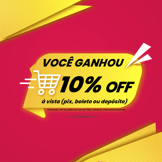 10% de desconto pagamentos boleto e pix