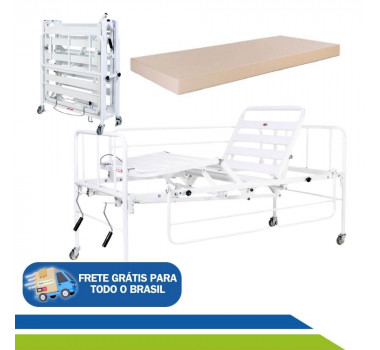 Cama-Articulada-Dobrável-2-Manivelas-com-Grade-Steel-Pilati-7