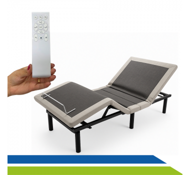 Cama Articulada Motorizada 2 Movimentos Resistente 205 x 98 até 341kg Obeso Idoso Amputação