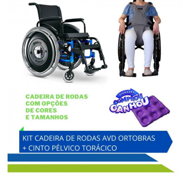Kit-Cadeira-de-Rodas-Alumínio-AVD-Ortobras-com-Cinto-de-Segurança-Pélvico-Torácico-1