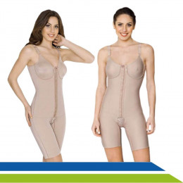 Cinta Pós-Cirúrgica Macaquinho Abdominoplástia Lipo HD Macom Cód. 2018