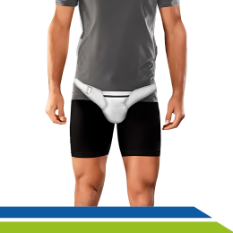 Suspensório Escrotal Pós-Operatório Vasectomia Suporte Ortopédico para Lesão Treinto Esportes