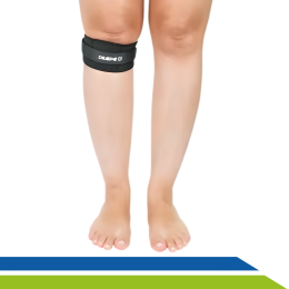 Tira Subpatelar Ortopédica em Neoprene Suporte Esporte Atividade Física Treino Alívio de Dor