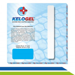 Fita de Silicone para Cicatriz e Prevenção de Queloide 20cmx3cm - Cód. D120 - Kelogel