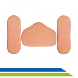 Kit de Placas ou Talas em Espuma Proteção e Contenção Pós-Cirúrgico – Abdômen e Laterais - New Form