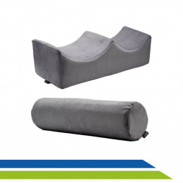 Kit para Gluteoplastia com Almofada e Rolo Lombar Enxerto de Glúteos Longevitech