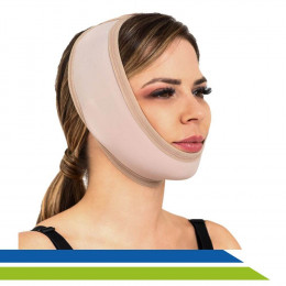 Máscara Faixa para Lipoaspiração Mentoniana ( Papada ) Otoplastia e Bichectomia - New Form