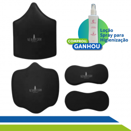 Placas Lipoaspiração Lipo HD Abdominoplastia Semi Rígidas Abdômen Flancos Laterais e Costas New Form