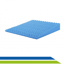 Travesseiro Triangular Antirrefluxo e Varizes em Caixa de Ovo com Capa - Aquasonus - Cód. 105