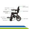 cadeira - eletrica - motorizada - adulto - idoso - repouso - mobilidade - dobravel