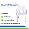cadeira - banho - ortopedico - idoso - mobilidade - cadeirante - dilepe