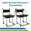 Cadeira de Banho - Cadeira Idoso - Cadeira de banho fratura - Cadeira Ortomobil - Idoso