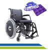 Cadeira de Rodas em Alumínio Dobrável em X e Desmontável até 120kg Ortobras AVD Cores e Tamanhos