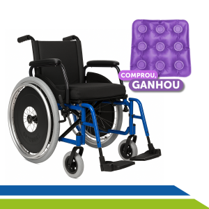 Cadeira de Rodas em Alumínio Dobrável em X e Desmontável até 120kg Ortobras AVD Cores e Tamanhos Cadeira de Rodas em Alumínio Dobrável em X e Desmontável até 120kg Ortobras AVD Cores e Tamanhos