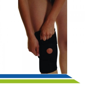Joelheira Ajustável em Neoprene Com Suporte para Rótula e Reforço Lateral - Dilepé - Cód. DE360 Joelheira Ajustável em Neoprene Com Suporte para Rótula e Reforço Lateral - Dilepé - Cód. DE360