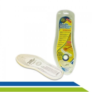 Palmilha Ortopédica Anatômica Recortável com Memória em Espuma Visco Elástica Ortho Pauher Palmilha Ortopédica Anatômica Recortável com Memória em Espuma Visco Elástica Ortho Pauher