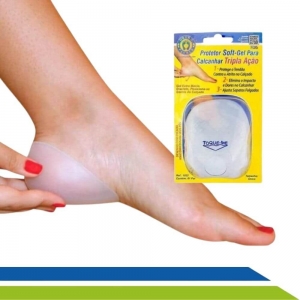 Protetor para Calcanhar Soft Gel com Tripla Ação PAR Ortho Pauher - Cód. 0001022-UN Protetor para Calcanhar Soft Gel com Tripla Ação PAR Ortho Pauher - Cód. 0001022-UN