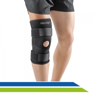Joelheira Articulada Ortopédica com Cintas Cruzadas em Neoprene Hidrolight Joelheira Articulada Ortopédica com Cintas Cruzadas em Neoprene Hidrolight