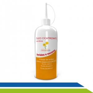 Óleo Cicatrizante A.G.E Curativo Feridas Escaras Girassol Vitamina A e E Dermaex - CÓD. 3495 Óleo Cicatrizante A.G.E Curativo Feridas Escaras Girassol Vitamina A e E Dermaex - CÓD. 3495