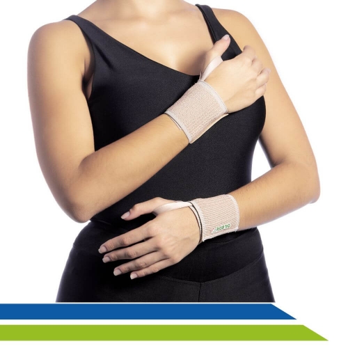 Munhequeira de Pulso Elástica Simples Dilepé Afecções Lesões Prevenção de Reincidência Atividades Físicas - Cód. DL490