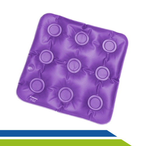 Almofada Anti Escaras Caixa de Ovo Quadrada Dupla Face Gel Inflável Bioflorence Cod 103-0201