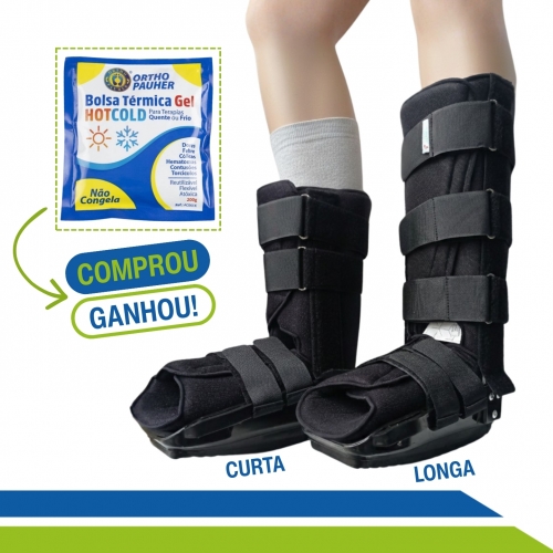 Bota Ortopédica Imobilizadora Bilateral de Tornozelo Curta ou Longa - Dilepé