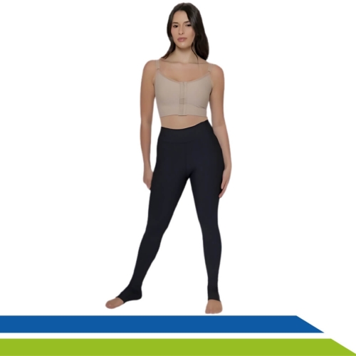 Calça Legging Academia Compressora Alívio de Dores Celulite Lipedema Cintura Alta Emana