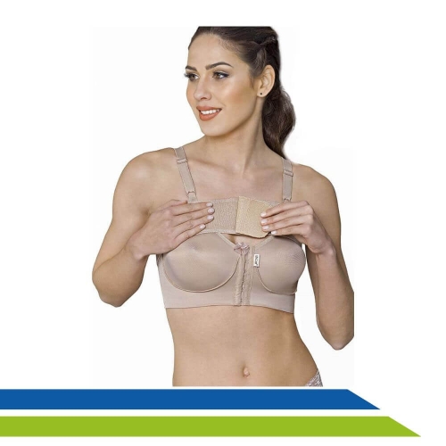 Faixa Elástica Pós-Cirúrgica para Prótese de Mama Alta Silicone Macom - Cód. 6007