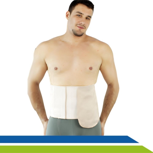 Cinta Faixa Abdominal Para Colostomia (Ostomizados) Unissex 3 Gomos com Adaptador de Bolsa New Form