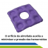Kit Cuidados Hemorroida - Bacia Bidê Portátil para Banho de Assento Retrátil + Almofada com Orifício