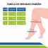 Meia Venosan Legline 3/4 de Média Compressão 20-30 mmHg - Pé Aberto - Bege - Cód. VLA30