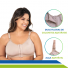 Sutiã Plus Size Pós-Cirúrgico Mamoplastia com Abertura Frontal e Alças Reguláveis 60104 - New Form