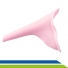 Urinol Feminino de Silicone Condutor Higiênico Reutilizável para Fazer Xixi em Pé Rosa Longevitech