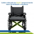 Cadeira de Rodas Dobrável 125kg Certificada INMETRO – Para Idosos, Fraturas e Pós-Operatório