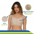 Kit 2 Sutiãs Pós Cirúrgico Mamoplastia Prótese Silicone Alta Compressão Ajustável Academia Original