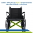 Cadeira de Rodas Dobrável Ortomobil MA3F até 150kg – Conforto, Segurança e Mobilidade para o Dia a Dia