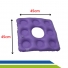Almofada Caixa de Ovo Quadrada Inflável com Orifício Anti Escaras / Hemorroidas Bioflorence Cod 101-0197