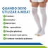 Meia Elástica Venosan Anti Trombo Pós-Cirúrgica 7/8 18mmHg AES Estéril - Cód. SG57021E