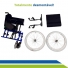 Cadeira de Rodas em Alumínio Leve Resistente Dobrável Desmontável Idoso 120Kg Slim - Ortomobil