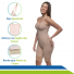 Kit Pós Cirúrgico Cinta Emana Macaquinho + Encosto Triangular Abdominoplastia Lipo LED HD Conforto Recuperação